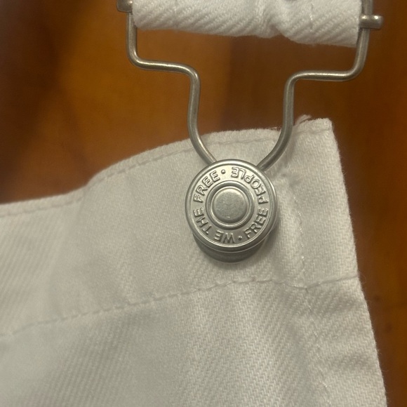 Free People Ziggy Shortalls Optic White Size M We The Free - Picture 7 of 16